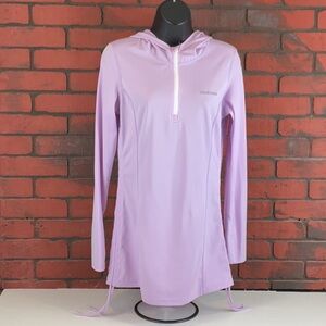 Hiskywin Woman's Medium Light Purple Quarter Zip Hoodie – Activewear,‎ Casual